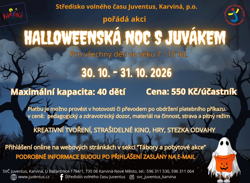 Halloweenská noc s Juvákem 2026